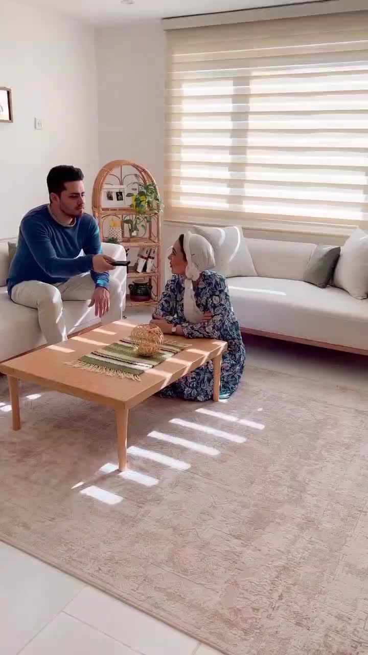 فرش افشان نسکافه ای در منزل مشتری ۱۲و۹و۶ متری|فرش|قم, باجک دو|دیوار
