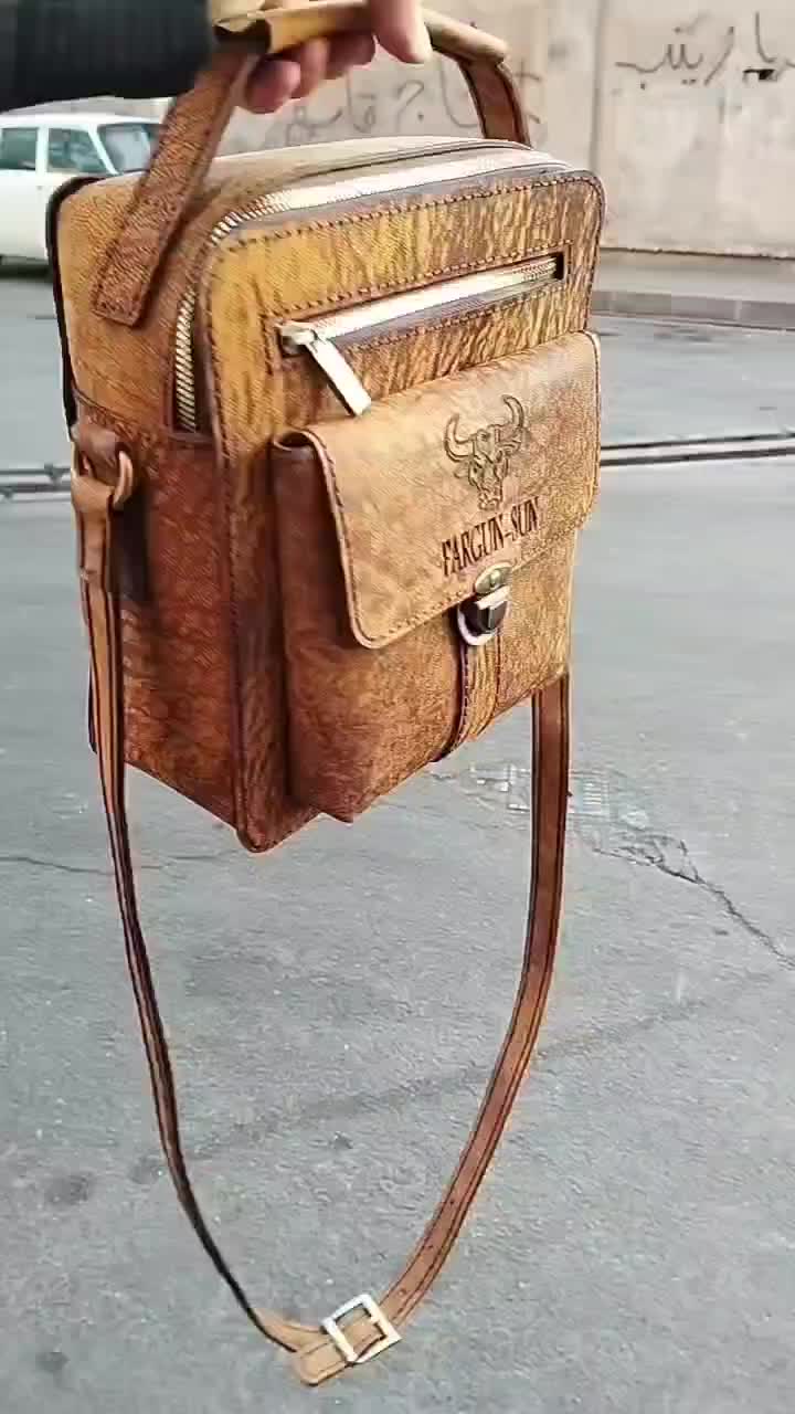 کیف چرم طبیعی دست دوز|کیف، کفش، کمربند|کرج, اصفهانی‌ها|دیوار