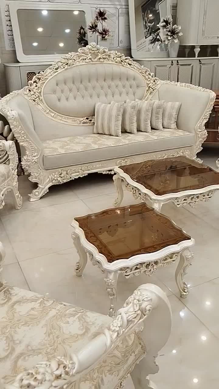 مبل کلاسیک سلطنتی ابزاری فلورانس ۹نفره نهارخوری ۸|مبلمان خانگی و میز عسلی|شیراز, دوکوهک|دیوار