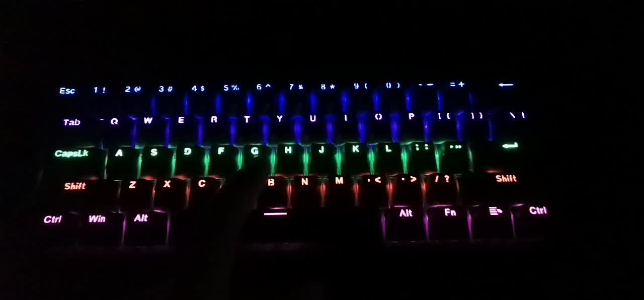 کیبورد گیمینگ مکانیکال فول RGB|قطعات و لوازم جانبی رایانه|گرگان, |دیوار