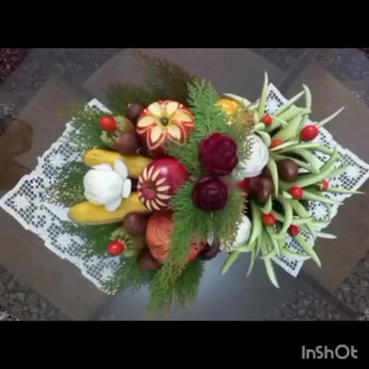 میوه آرایی وحکاکی هنداونه شب یلدا|خدمات پذیرایی، مراسم|زنجان, |دیوار