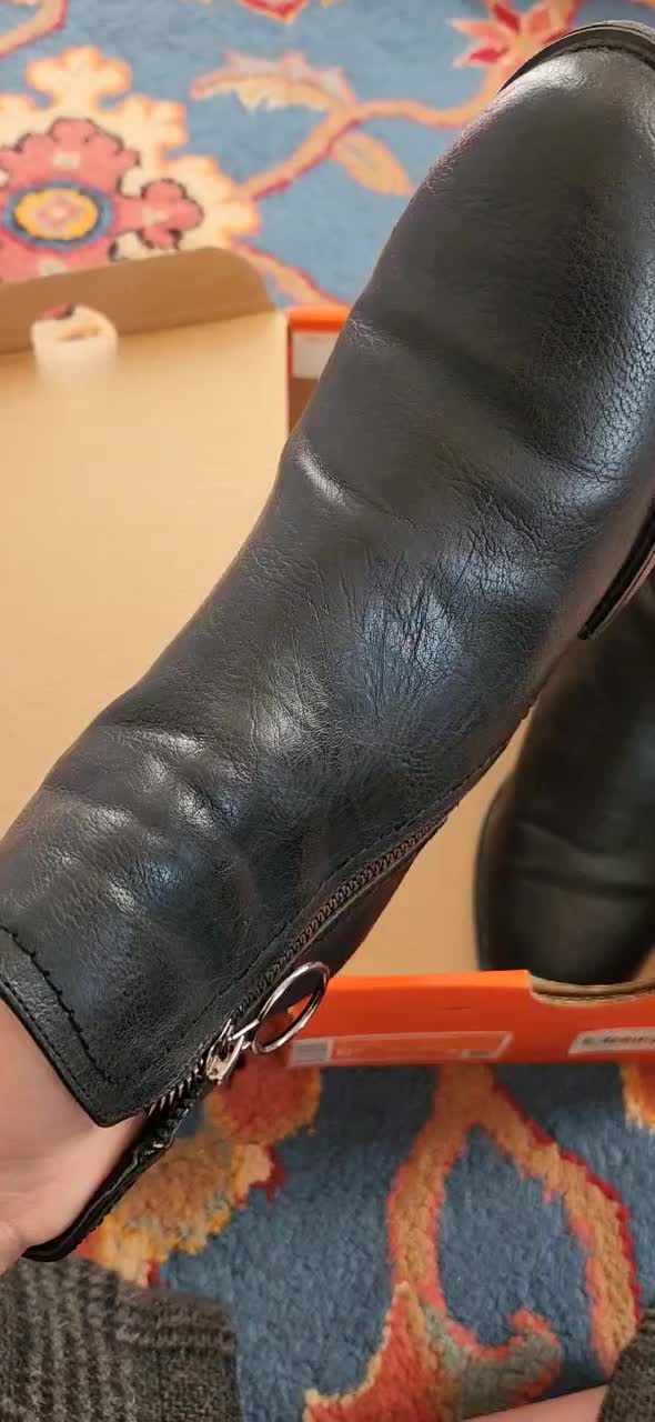 فروش بوت چرم مشکی سایز۳۹|کیف، کفش، کمربند|یاسوج, |دیوار