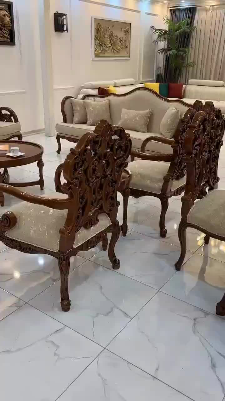 مبل کلاسیک سلطنتی تمام چوب راش کد ۸۰۸|مبلمان خانگی و میز عسلی|چهاردانگه (تهران), |دیوار