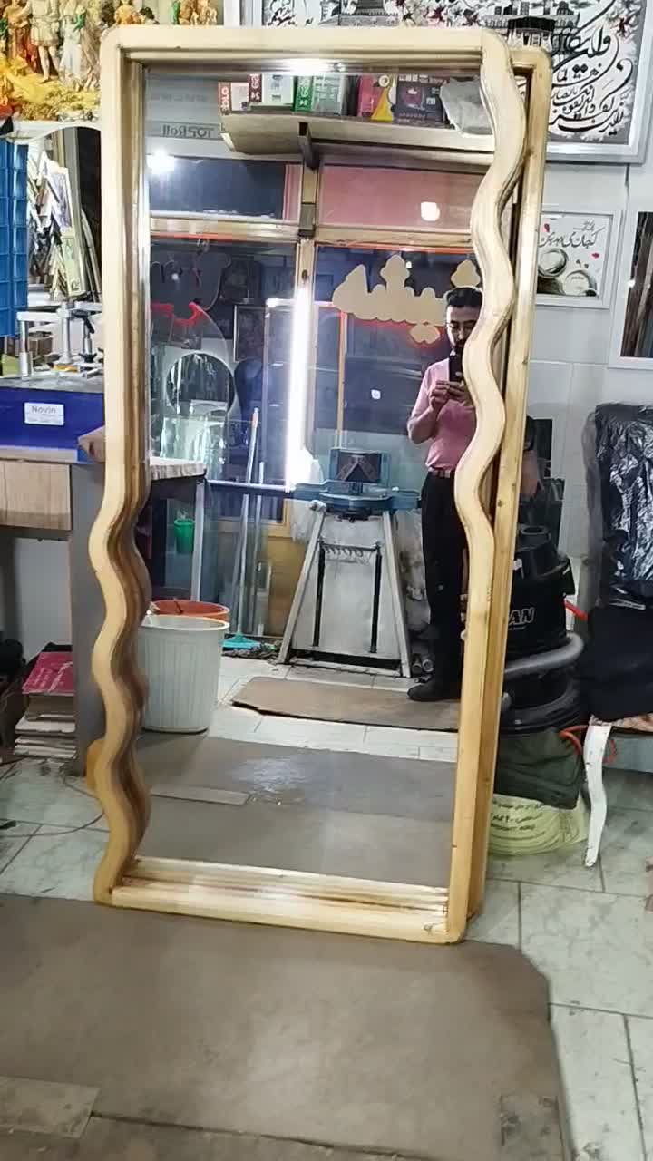 تولید آینه قدی چوب روس|آینه|ارومیه, |دیوار