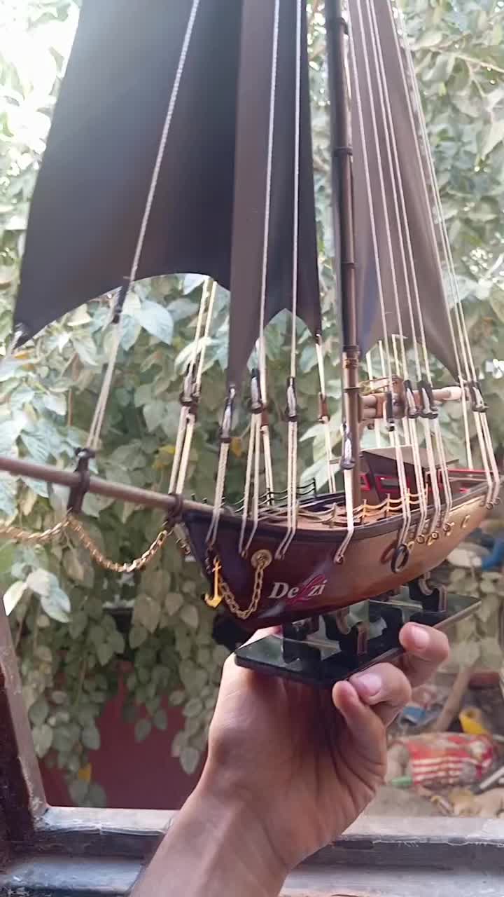 کشتی چوبی دکوری|مجسمه، تندیس، ماکت|مشهد, فاطمیه|دیوار