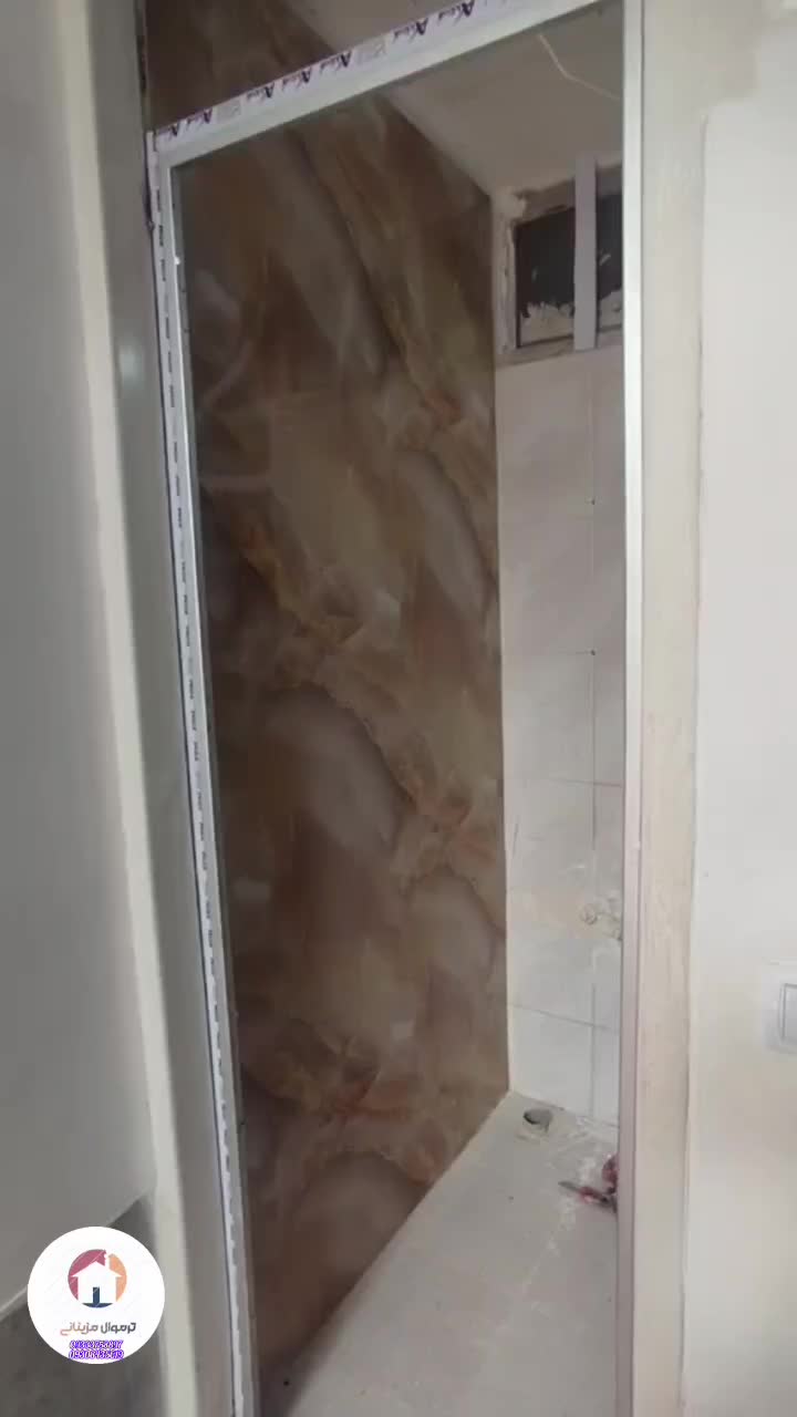 نصب ماربل شیت بین کابینتی|مصالح و تجهیزات ساختمان|عطاملک, |دیوار