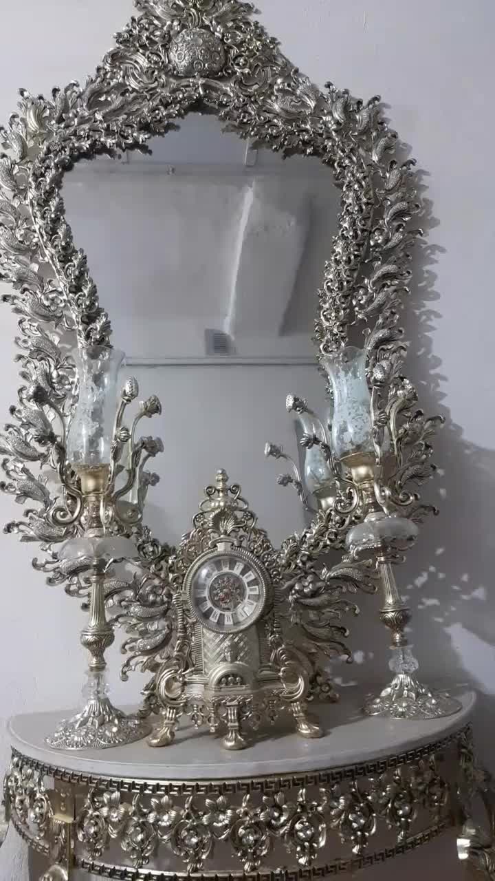 وسایل منزل آینه و شمعدان|آینه|قزوین, |دیوار