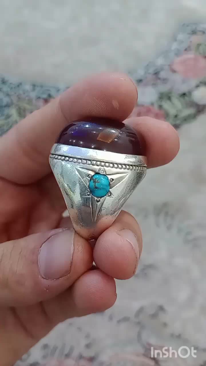 انگشتر عقیق (سلیمانی)|جواهرات|خاوران, |دیوار