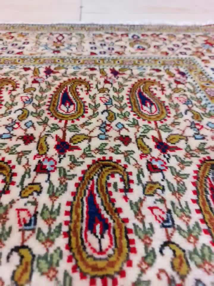 فرش دستباف زرع ونیم قم طرح بته ،تخفیف بلک فرایدی|فرش|تهران, بازار|دیوار