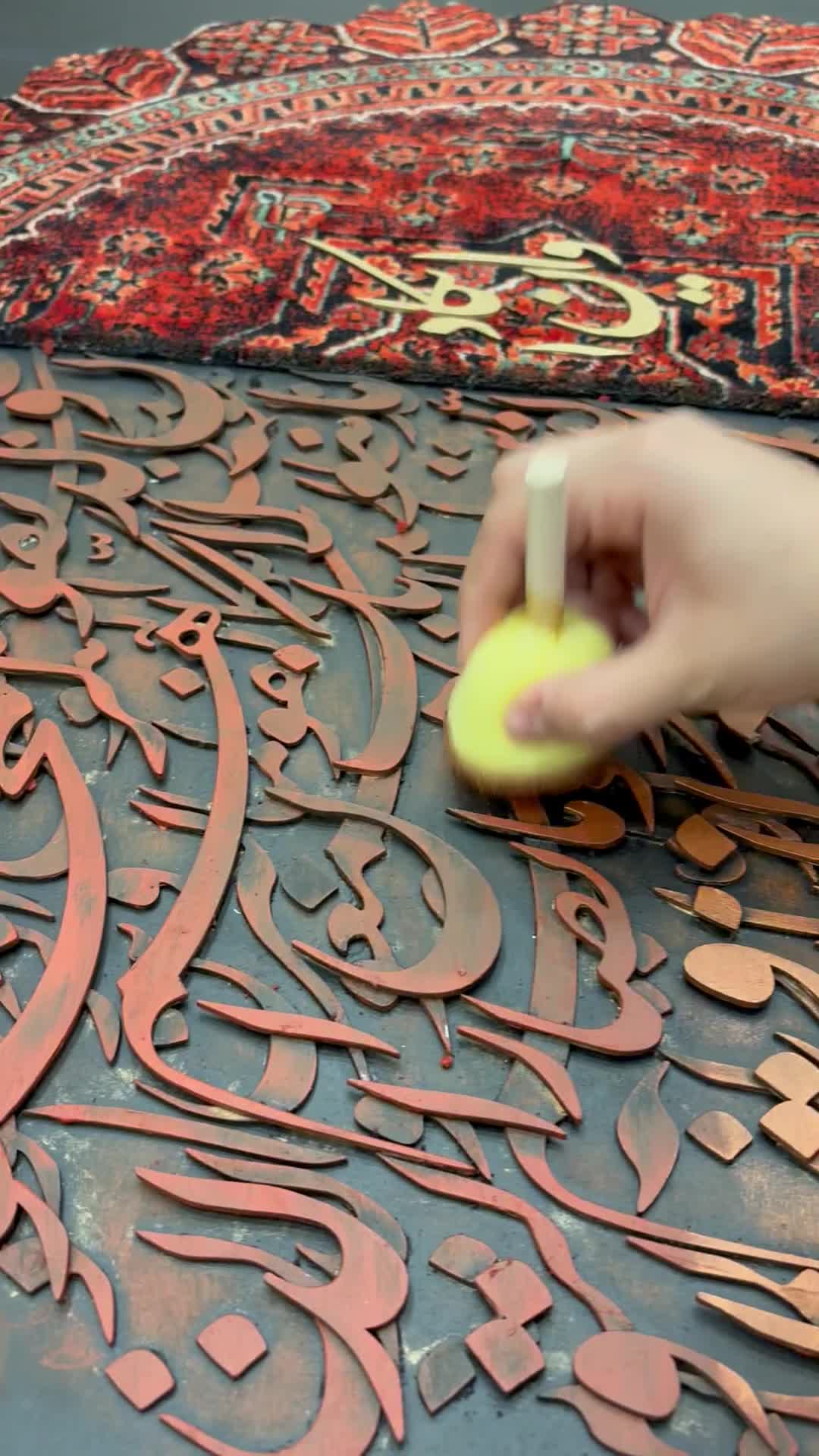 تابلو فرش مدرن|تابلو فرش|پایین هولار, |دیوار