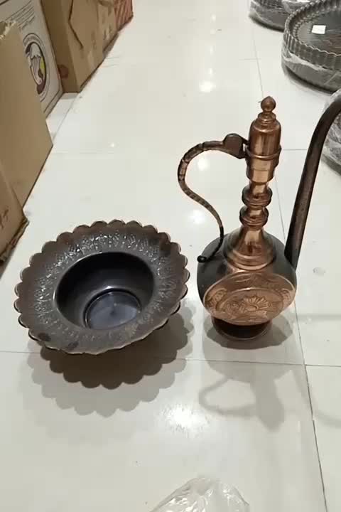 افتابه لکن مس قیمت ۴۵۰۰۰۰۰ت|کلکسیون اشیاء عتیقه|بجنورد, |دیوار