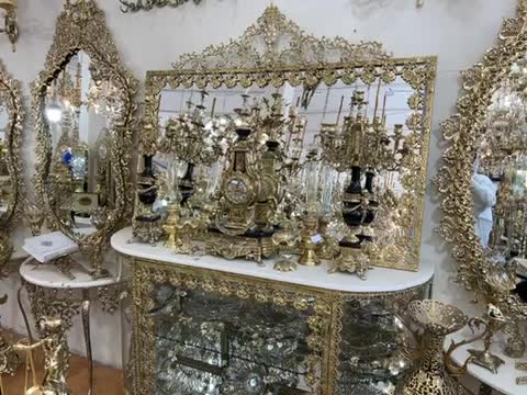 آینه و ویترین برنز اصل قیمت کارخانه رمانتیک مسکن|بوفه، ویترین، کنسول|کرمانشاه, |دیوار