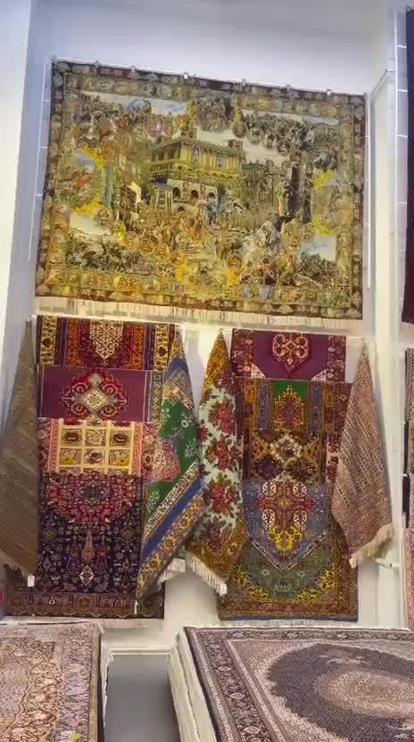 فرش دستباف (بساک)فرشهای تابلو کادویی مناسب|فرش|مشکین‌دشت, |دیوار