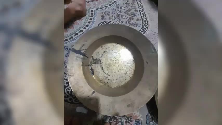 ظروف مسی بالای صد سال|کلکسیون اشیاء عتیقه|سراوان, |دیوار