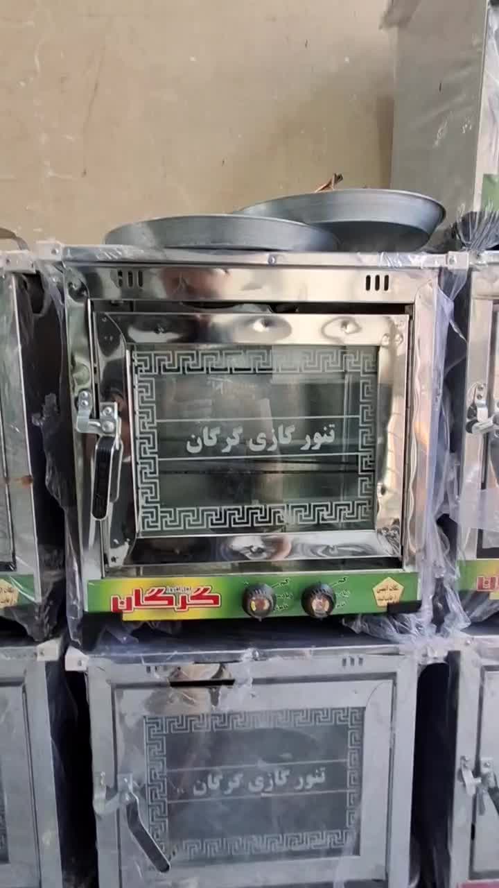 تنور گازی استیل ۲سینی لعل افروز|اجاق گاز و لوازم برقی پخت‌وپز|تبریز, |دیوار