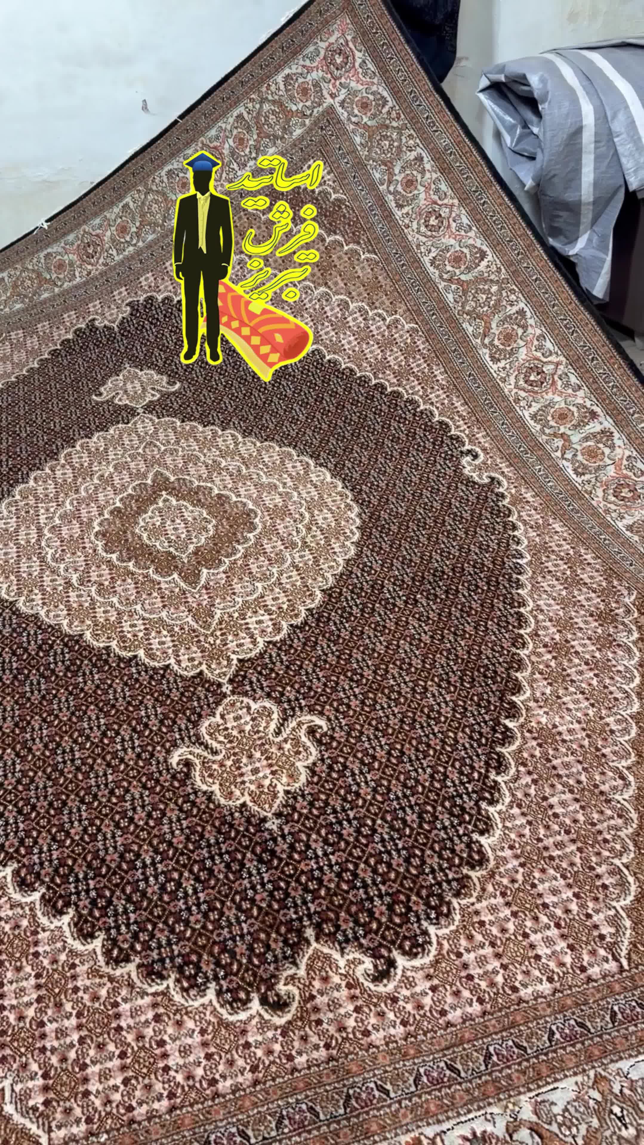 فرش جفت۹متر ماهی۴۰رج کمال الملک(اقساط بدون بهره)|فرش|تبریز, |دیوار