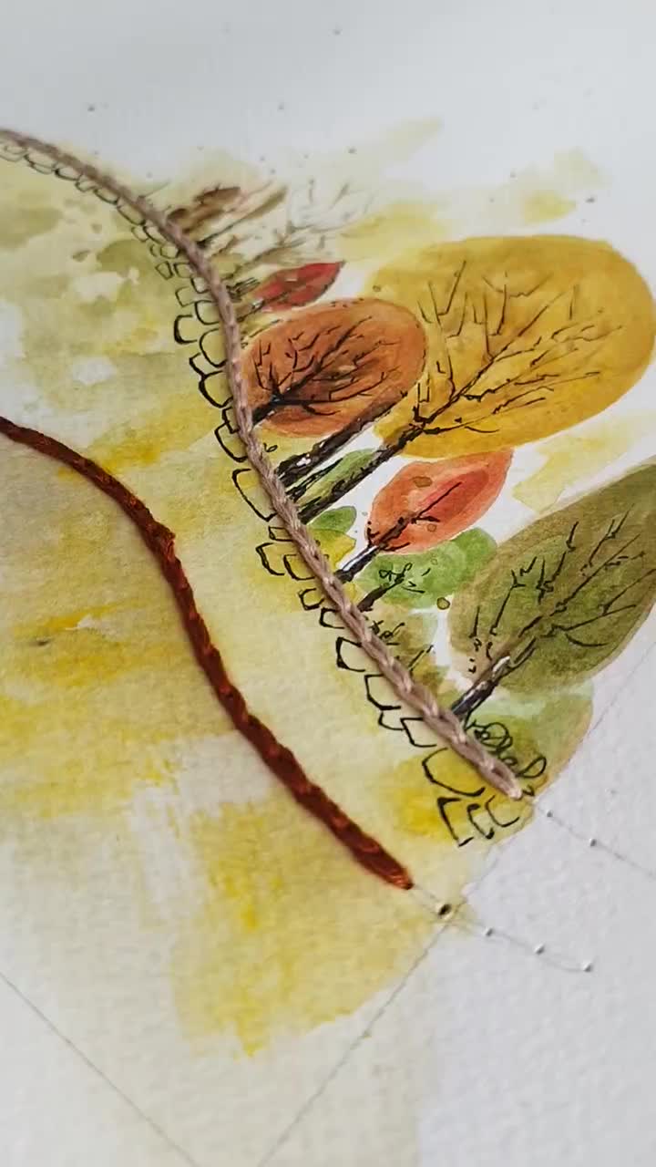 تابلوهای مدرن تلفیق نقاشی و دوخت|تابلو، نقاشی، عکس|تهران, جوادیه تهرانپارس|دیوار