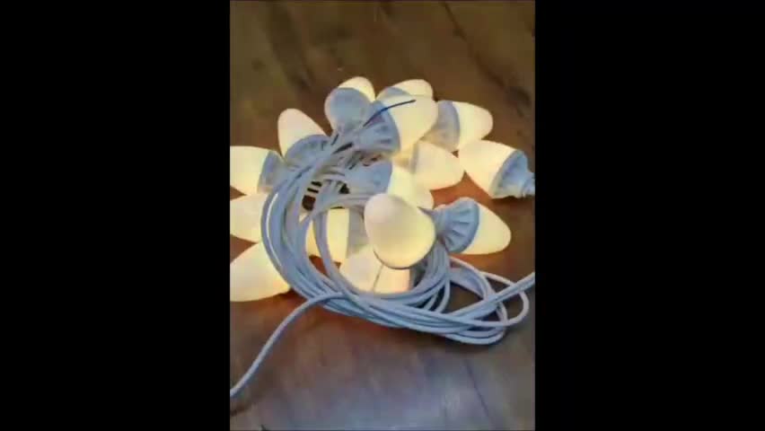ریسه بلوطی هفت رنگ ضد آب (مولتی) مناسب جشن و عروسی|ریسه و چراغ تزئینی|کرج, اصفهانی‌ها|دیوار