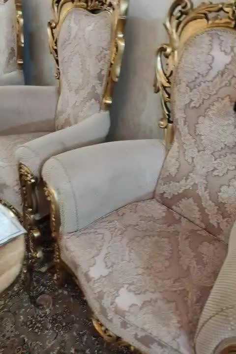 مبل سلطنتی 9نفره|مبلمان خانگی و میز عسلی|قم, باجک دو|دیوار