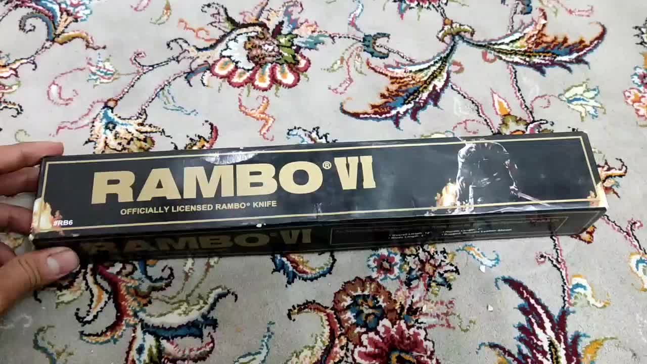 چاقو مدل رمبو دو لب با جعبه|کوهنوردی و کمپینگ|قم, باجک یک|دیوار