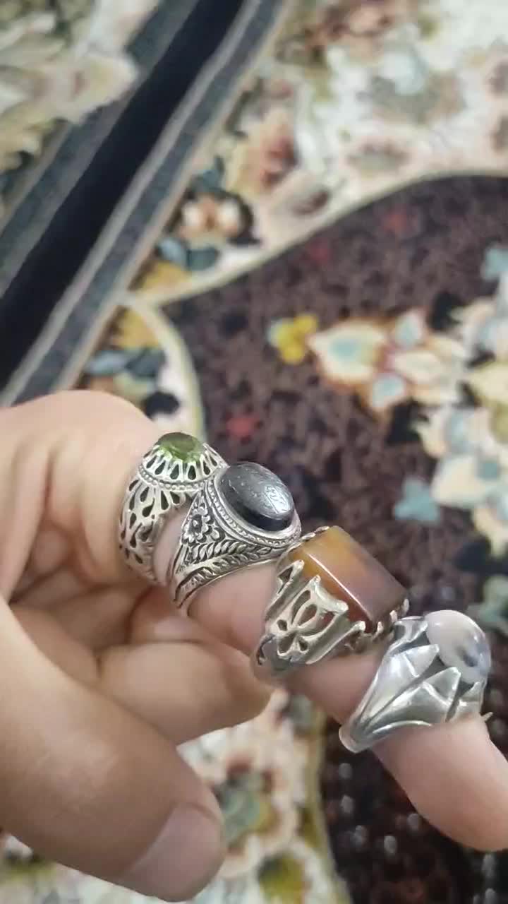 چهارتا انگشتر کلکسیونی دست ساز|جواهرات|کرمانشاه, |دیوار