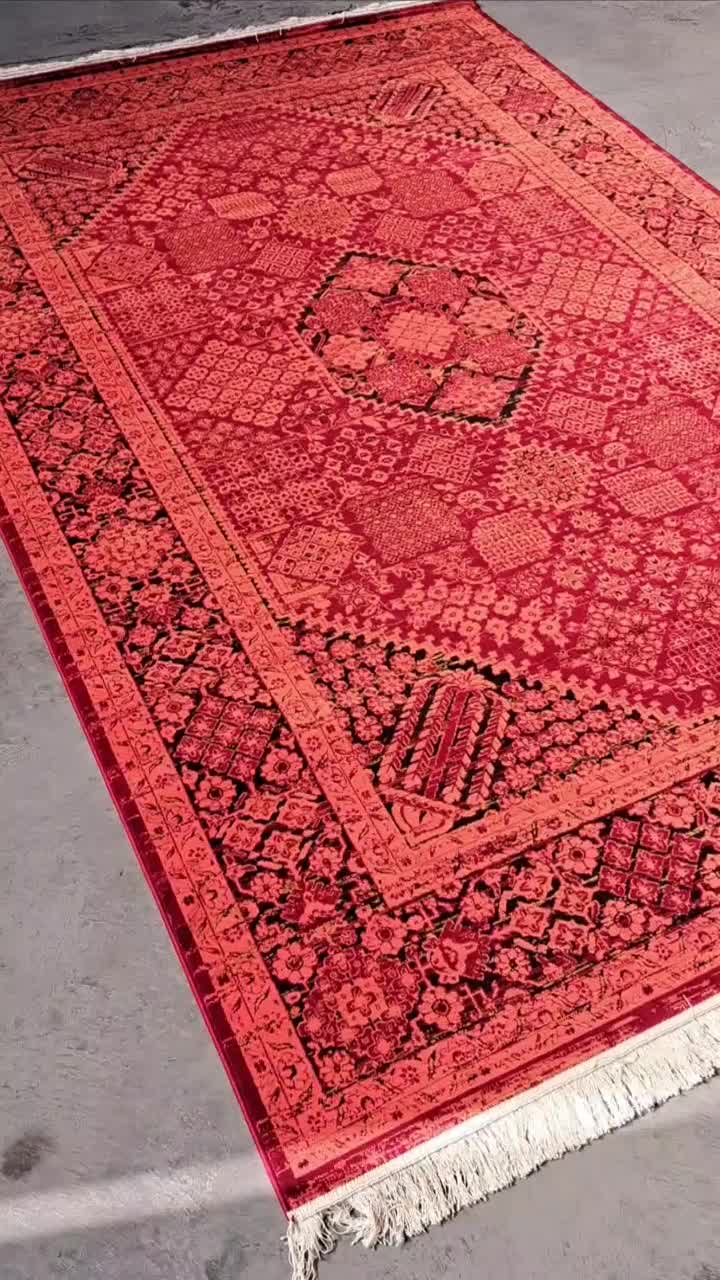 فرش ستاره کویریزد سلطان آباد طرح بلوچی|فرش|تهران, دبستان|دیوار