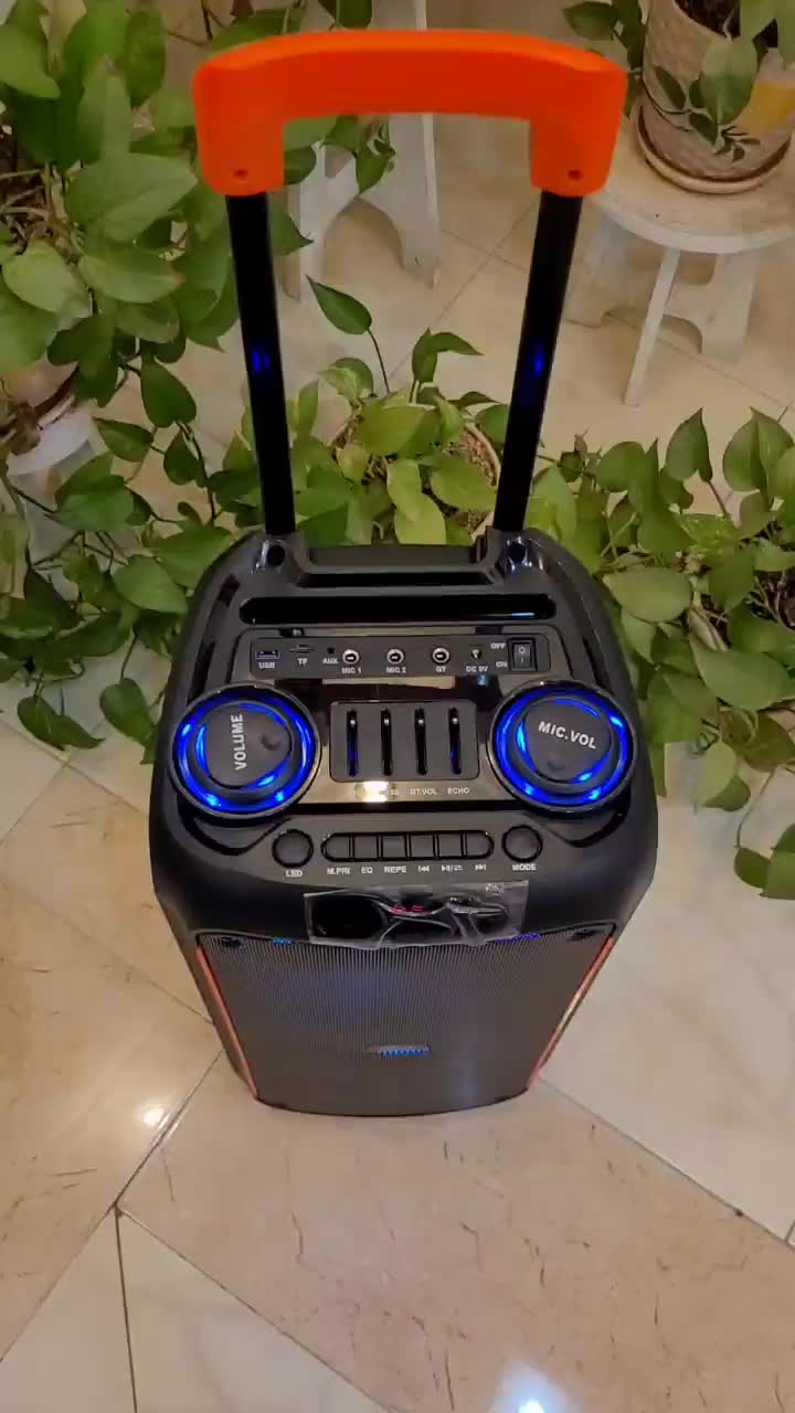 اسپیکر چمدونی قابل حمل باس قوی zqs|پخش‌کننده همراه|قم, شهرک قدس|دیوار