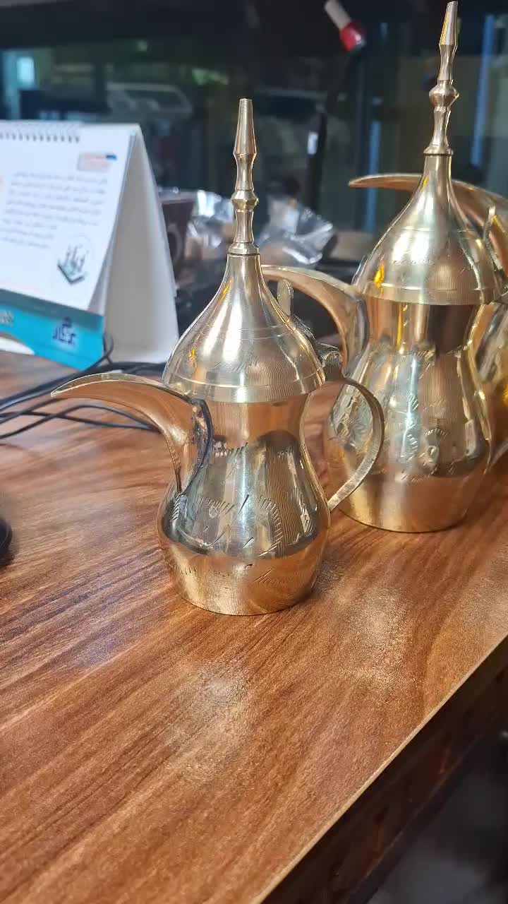 دله برنجی و قهوه جوش برنجی دله عربی دله قهوه|قوری، کتری، قهوه‌ساز دستی|تهران, بازار|دیوار