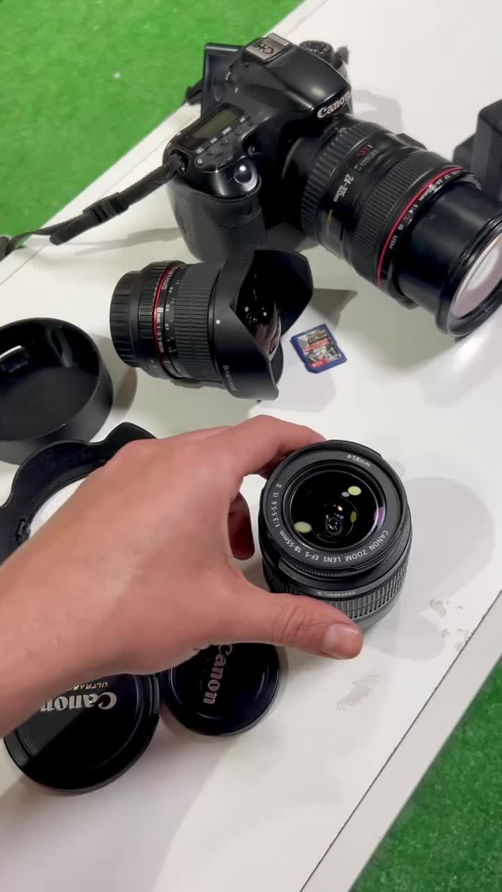 دوربین کانن 60D به همراه ۳ لنز|دوربین عکاسی و فیلم‌برداری|شیراز, شهرک والفجر|دیوار