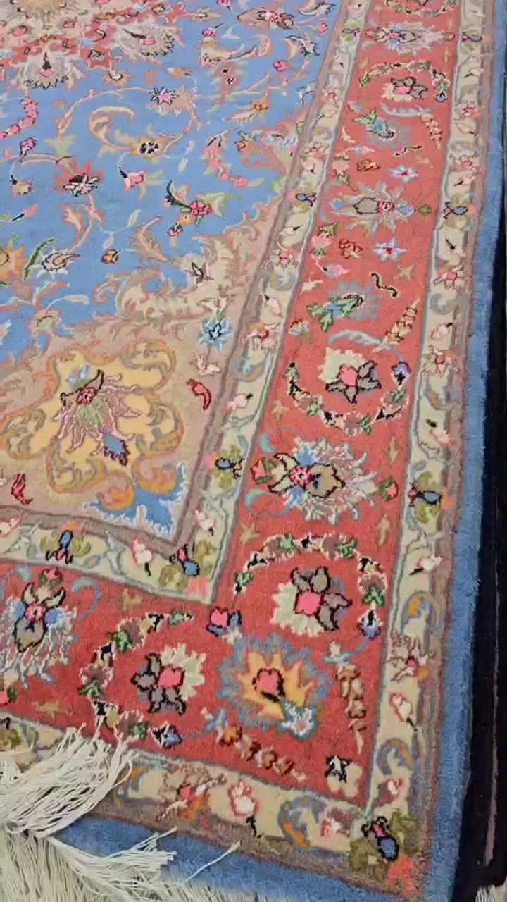 دستبافت نیلی کاشمر|فرش|تبریز, |دیوار