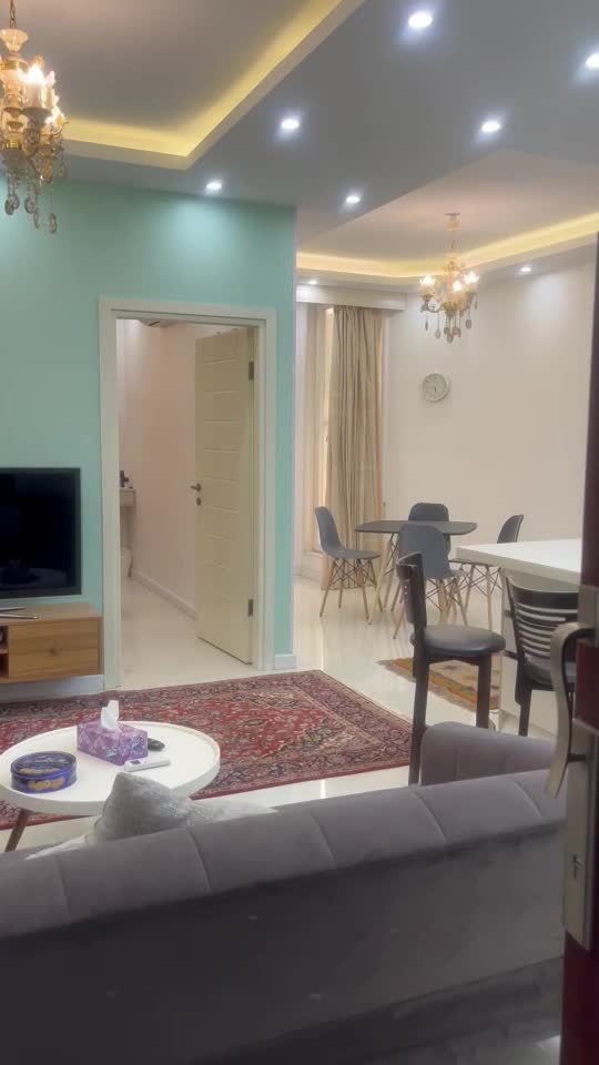 ونک ملاصدرا۵۵ متر ۱ خواب فول فرنیش باامکانات(مبله)