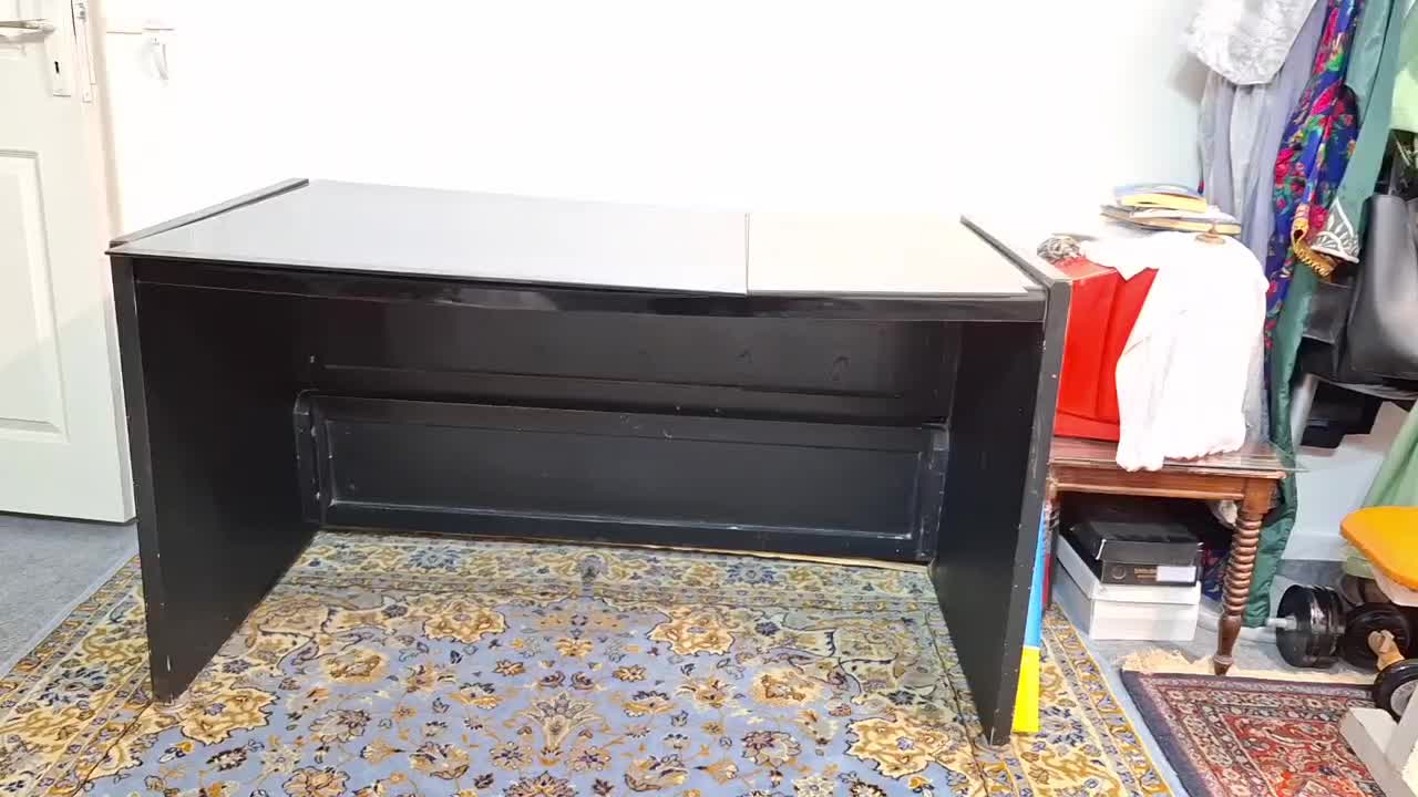 میز تحریر چوبی مشکی|میز تحریر و کامپیوتر|بندرعباس, |دیوار