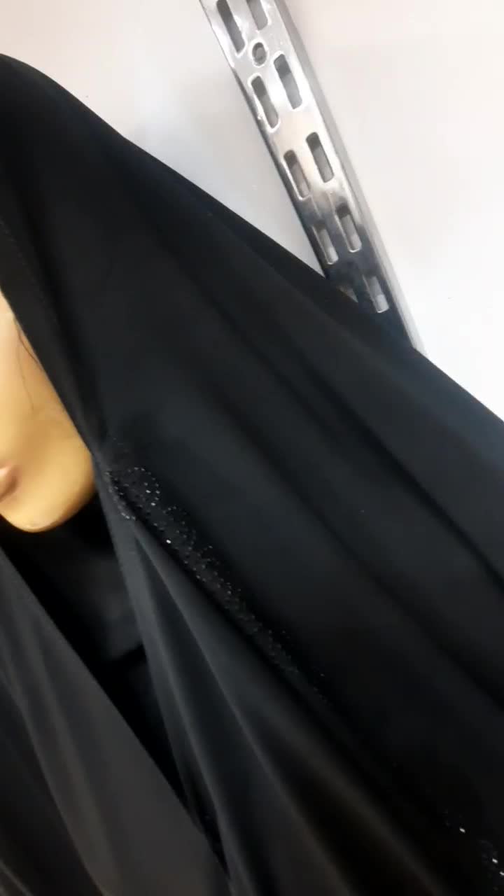 چادر مشکی عربی جده نگیندار کرپ (خرید از تولیدی)|لباس|مشهد, وحدت|دیوار