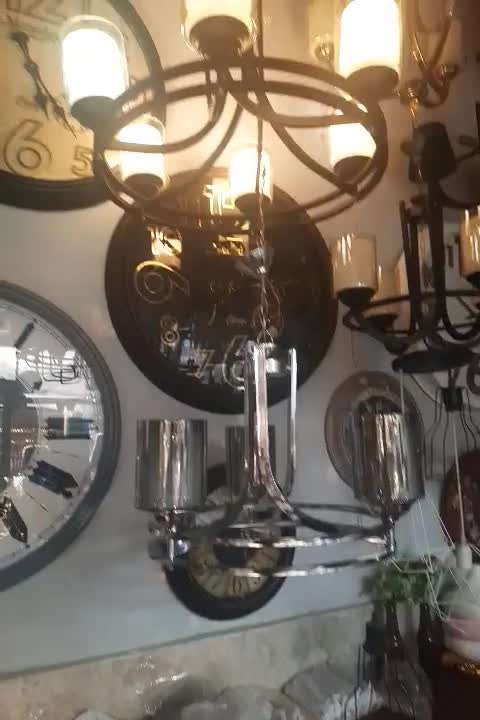 لوستر دورینگ نقره ای|لوستر و چراغ آویز|مشهد, رضاشهر|دیوار