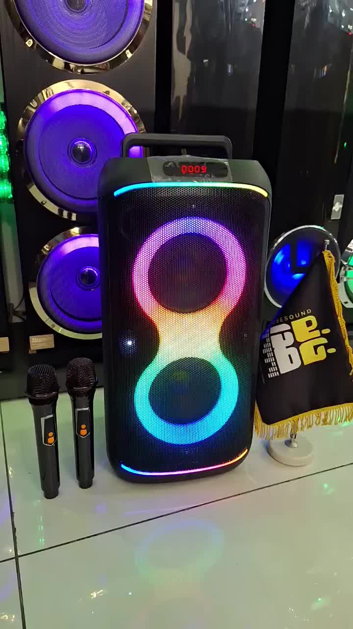 اسپیکر شارژی طرح JBL باند دو میکروفن بیسیم آکبند|سیستم صوتی خانگی|مشهد, سراب|دیوار
