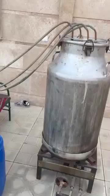 دستگاه شیردوش گلاب گیری دو فنه ۲۷۰لیتری|ماشین‌آلات صنعتی|ورامین, شهرک مدرس|دیوار