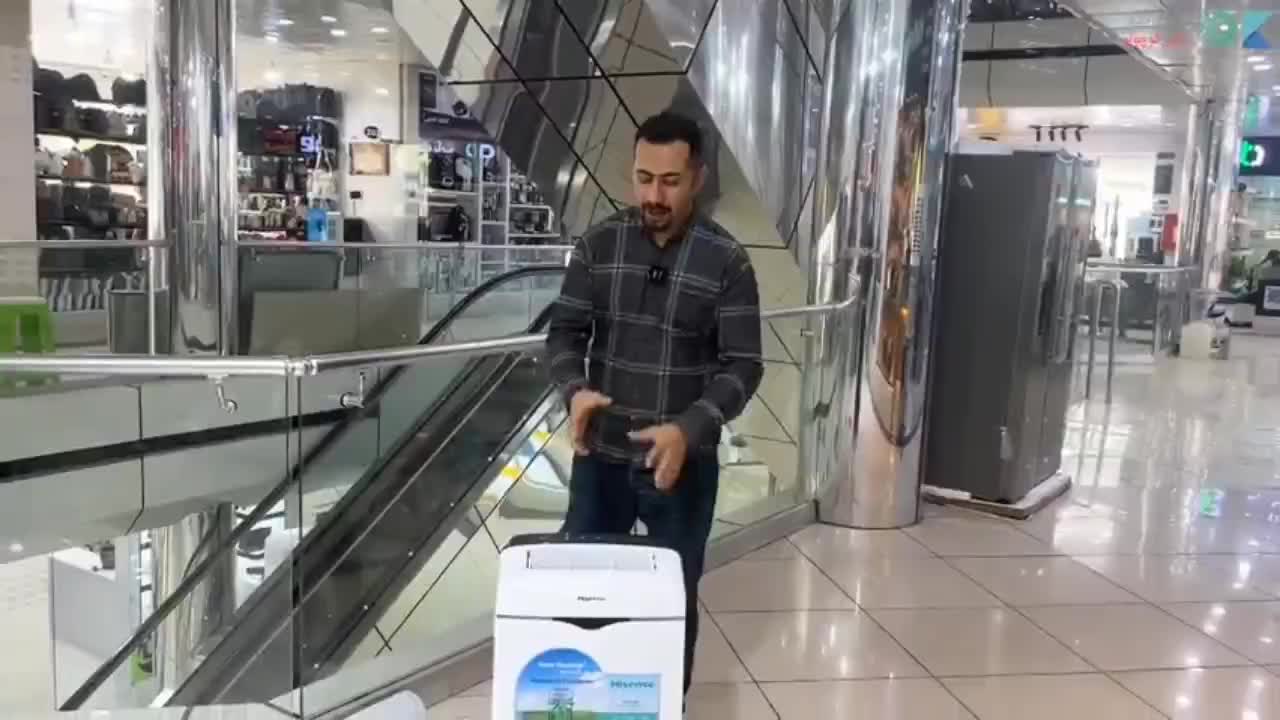 کولرگازی پرتابل هایسنس 12000 کولر گازی QAP-12HR|کولر گازی و فن‌کوئل|تهران, امین حضور|دیوار