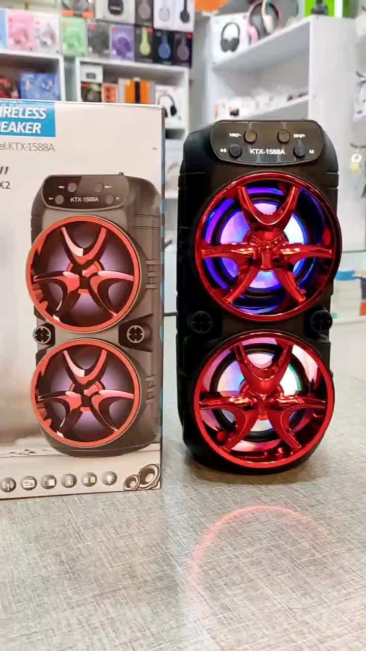 اسپیکر بلوتوثی چراغدار مدل KTX-1588A|پخش‌کننده همراه|کرج, گوهردشت|دیوار