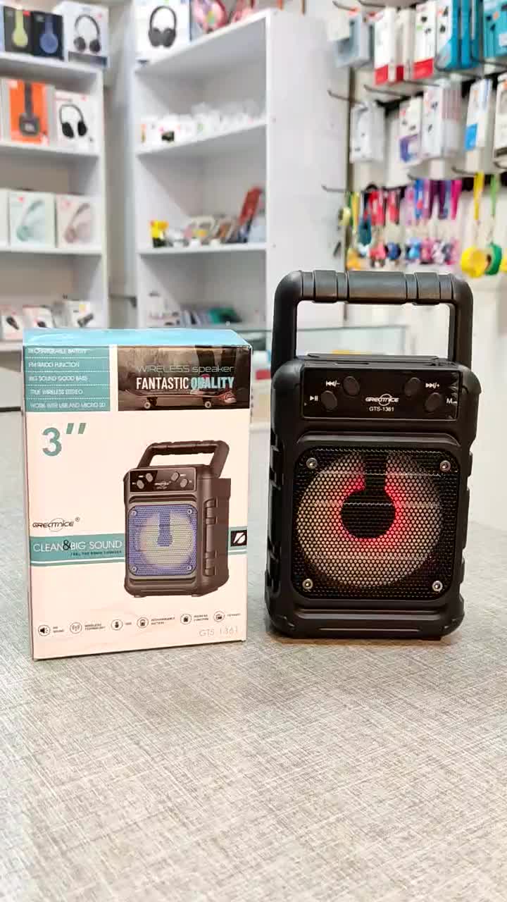 اسپیکر بلوتوثی چراغدار اصلی مدل GTS-1361|پخش‌کننده همراه|کرج, گوهردشت|دیوار