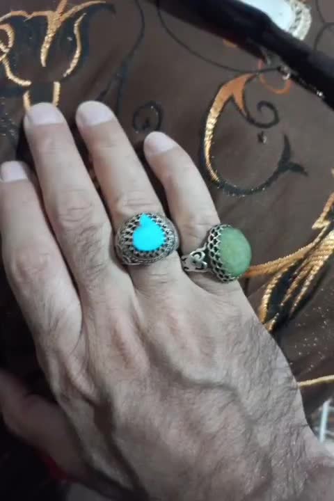 فیروزه ی بسیار خوش رنگ|جواهرات|قم, دانش|دیوار