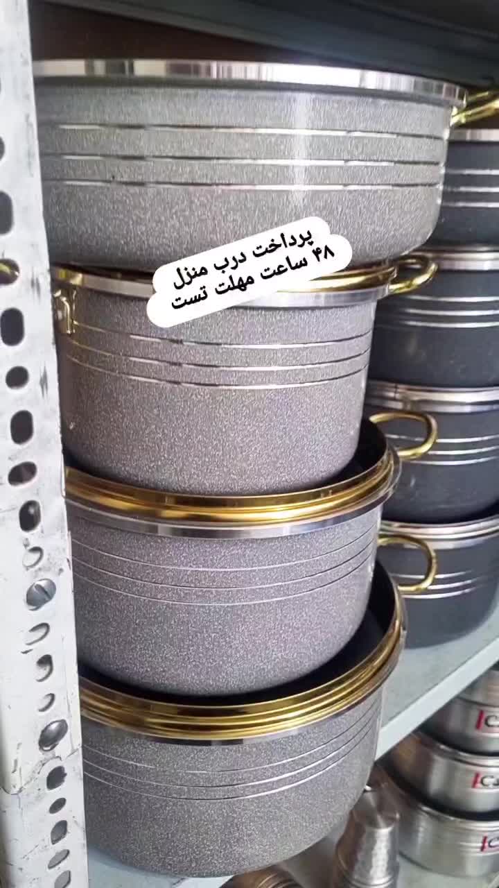 قابلمه های گرانیتی در رنگ بندی مختلف جنس ضخیم|ظروف پخت‌وپز|رامسر, |دیوار