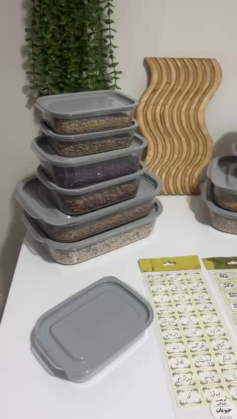 ظروف فریزری/فریزر/یخچال/پک نظم دهنده فریزر/|ظروف نگهدارنده، پلاستیکی، یک‌بارمصرف|تبریز, |دیوار