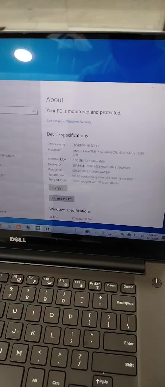 لپ تاپ Dell presentation 5510|رایانه همراه|بندرلنگه, |دیوار