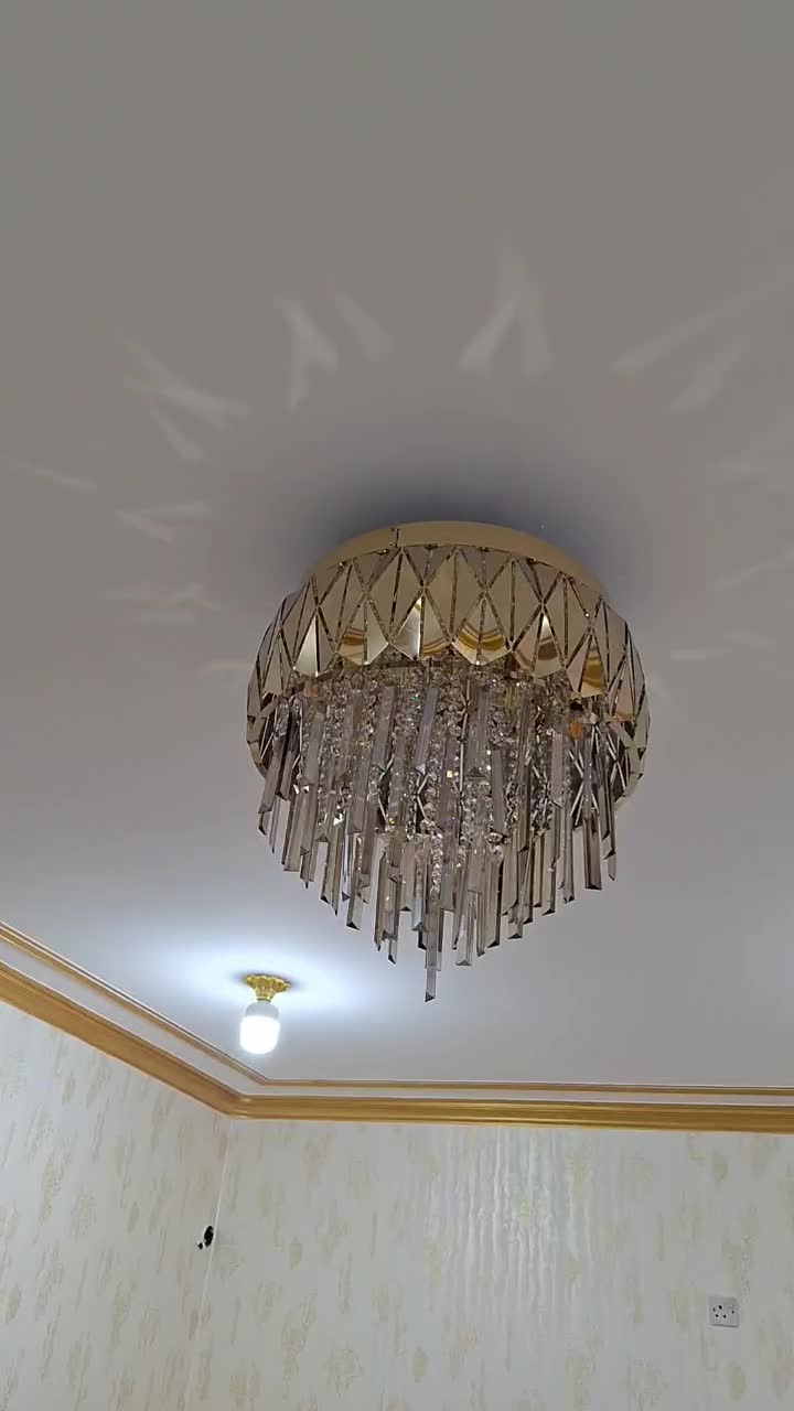 لوستر کریستال میلانو|لوستر و چراغ آویز|شادگان, |دیوار