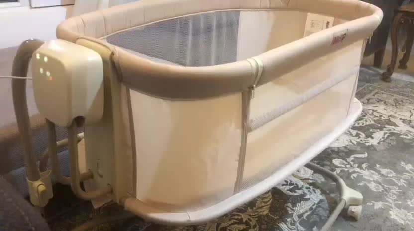 گهواره ننوی برقی نوی نو|تخت و صندلی بچه|رشت, لاکان|دیوار