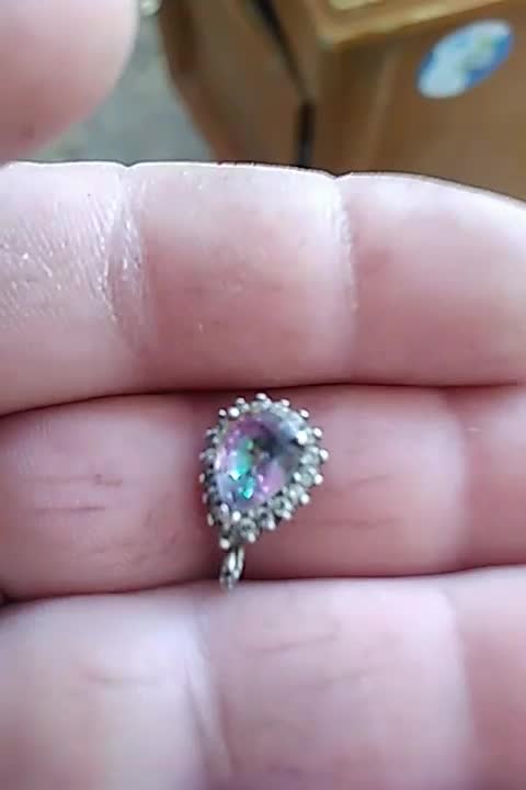 گردنی توپاز هفت  رنگ|جواهرات|قوچان, |دیوار