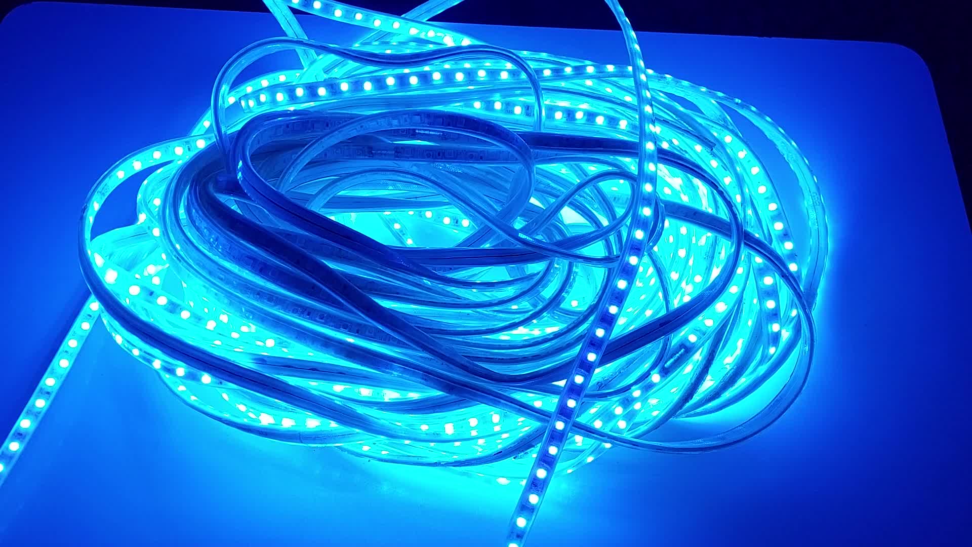 ریسه شلنگ نوری LED RGB شانزده رنگ بسیار تمیز|ریسه و چراغ تزئینی|تهران, نصرت|دیوار