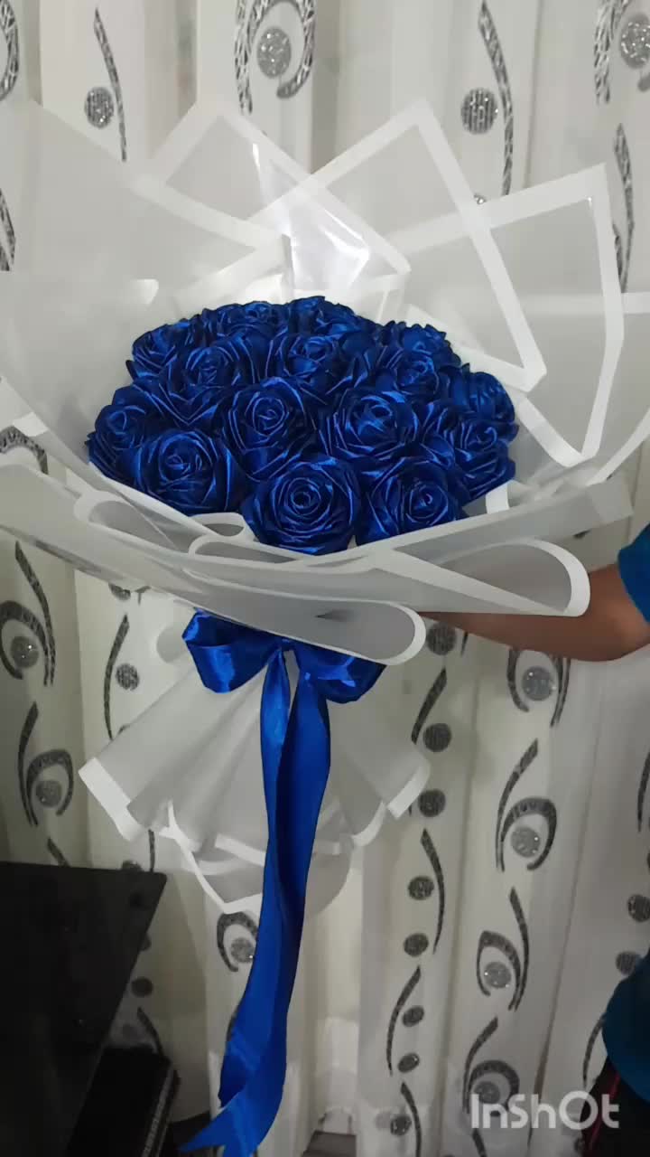 دسته گل روبانی|گل مصنوعی|نیشابور, خیام|دیوار