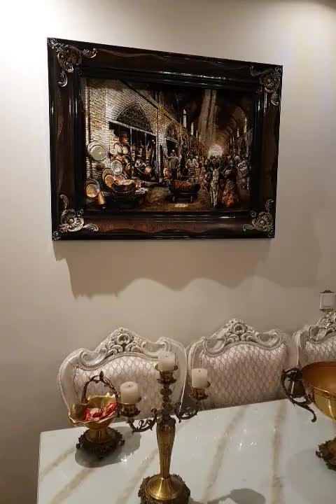 تابلو فرش چله ابریشم تبریز|تابلو فرش|تهران, تهرانپارس غربی|دیوار