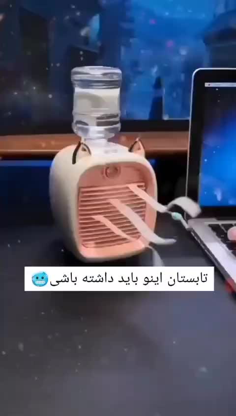 کولر شارژی مینی کولر رومیزی پنکه مه پاش|کولر آبی|شیراز, بازار|دیوار